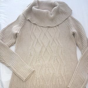 Style & Co. Gold Metallic Sweater